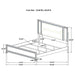 Marmore 4 & 5 Pc E.king, Cal.king, & Queen Bedroom Set - Casa Morelos / Coahuila Furniture (Oklahoma City, OK)