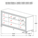 Marmore 4 & 5 Pc E.king, Cal.king, & Queen Bedroom Set - Casa Morelos / Coahuila Furniture (Oklahoma City, OK)