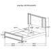 Marmore 4 & 5 Pc E.king, Cal.king, & Queen Bedroom Set - Casa Morelos / Coahuila Furniture (Oklahoma City, OK)