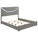 Ives 4 & 5 Piece Bedroom Set E.king & Queen White & Grey - Casa Morelos / Coahuila Furniture (Oklahoma City, OK)