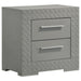 Ives 4 & 5 Piece Bedroom Set E.king & Queen White & Grey - Casa Morelos / Coahuila Furniture (Oklahoma City, OK)