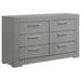 Ives 4 & 5 Piece Bedroom Set E.king & Queen White & Grey - Casa Morelos / Coahuila Furniture (Oklahoma City, OK)