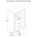 Ives 4 & 5 Piece Bedroom Set E.king & Queen White & Grey - Casa Morelos / Coahuila Furniture (Oklahoma City, OK)