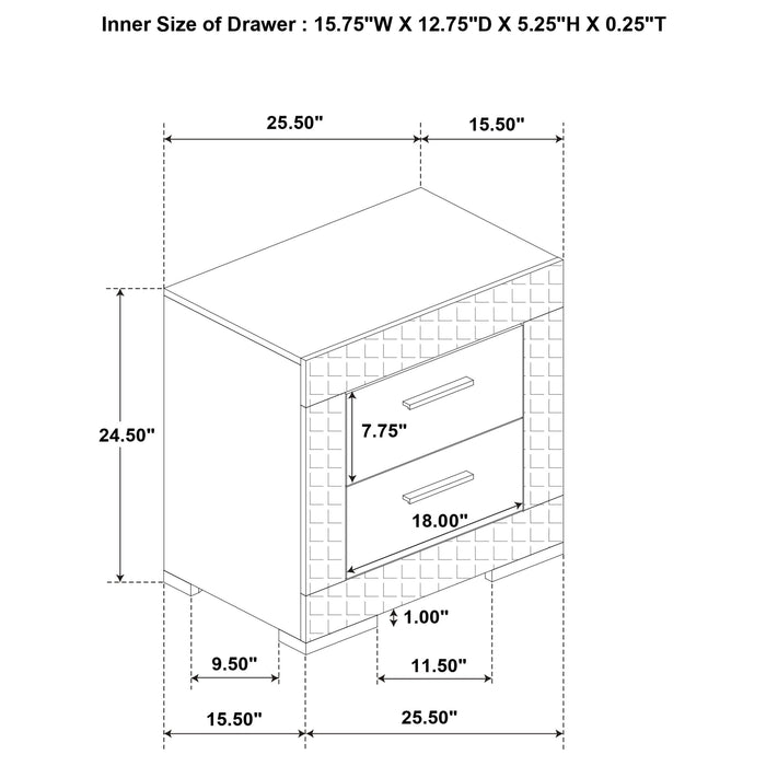 Ives Nightstands - Casa Morelos / Coahuila Furniture (Oklahoma City, OK)