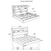 Fenwick 4 & 5 Piece Bedroom Set - Casa Morelos / Coahuila Furniture (Oklahoma City, OK)