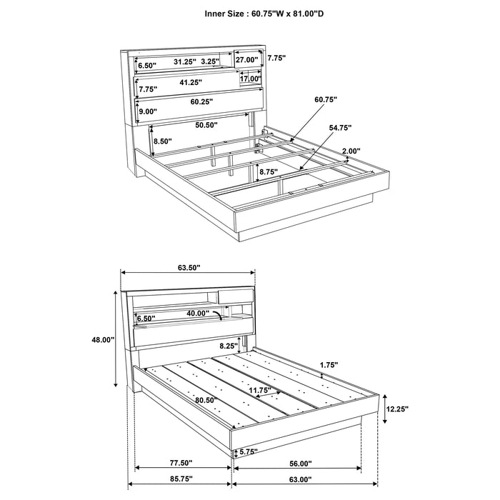Fenwick 4 & 5 Piece Bedroom Set - Casa Morelos / Coahuila Furniture (Oklahoma City, OK)