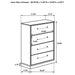 Fenwick 4 & 5 Piece Bedroom Set - Casa Morelos / Coahuila Furniture (Oklahoma City, OK)