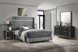 Lucia 4 & 5 Piece Bedroom Set King & Queen Beige & Grey - Casa Morelos / Coahuila Furniture (Oklahoma City, OK)