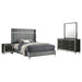 Lucia 4 & 5 Piece Bedroom Set King & Queen Beige & Grey - Casa Morelos / Coahuila Furniture (Oklahoma City, OK)