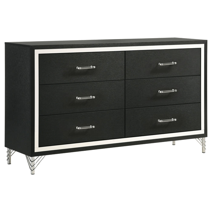 Lucia 4 & 5 Piece Bedroom Set King & Queen Beige & Grey - Casa Morelos / Coahuila Furniture (Oklahoma City, OK)
