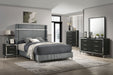 Lucia 4 & 5 Piece Bedroom Set King & Queen Beige & Grey - Casa Morelos / Coahuila Furniture (Oklahoma City, OK)