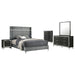 Lucia 4 & 5 Piece Bedroom Set King & Queen Beige & Grey - Casa Morelos / Coahuila Furniture (Oklahoma City, OK)