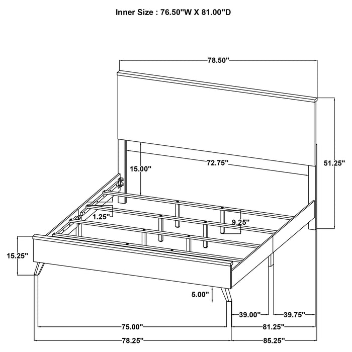 Kaywood 4 & 5 Pc Bedroom Set Full, E.King, Queen & Twin - Casa Morelos / Coahuila Furniture (Oklahoma City, OK)