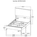 Kaywood 4 & 5 Pc Bedroom Set Full, E.King, Queen & Twin - Casa Morelos / Coahuila Furniture (Oklahoma City, OK)