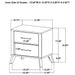 Kaywood 4 & 5 Pc Bedroom Set Full, E.King, Queen & Twin - Casa Morelos / Coahuila Furniture (Oklahoma City, OK)