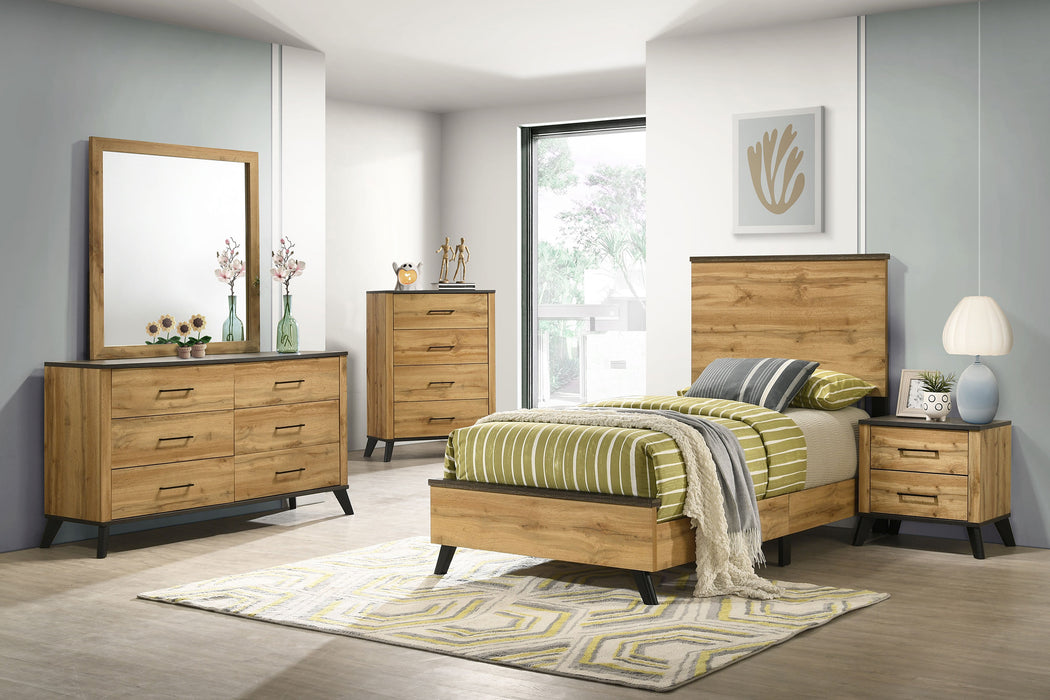 Kaywood 4 & 5 Pc Bedroom Set Full, E.King, Queen & Twin - Casa Morelos / Coahuila Furniture (Oklahoma City, OK)
