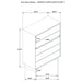 Glenwood 4 & 5 Piece Bedroom Set Eastren king & Queen - Casa Morelos / Coahuila Furniture (Oklahoma City, OK)