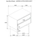 Glenwood 4 & 5 Piece Bedroom Set Eastren king & Queen - Casa Morelos / Coahuila Furniture (Oklahoma City, OK)