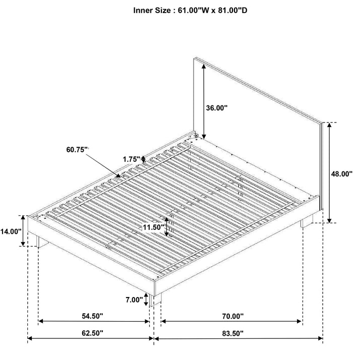 Glenwood Eastern King & Queen Bed - Casa Morelos / Coahuila Furniture (Oklahoma City, OK)