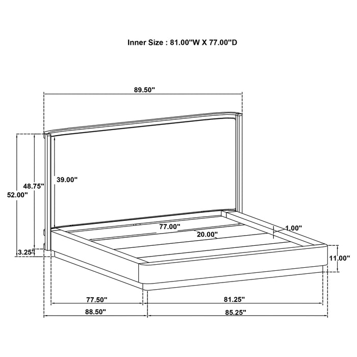Kailani 4 & 5 Pc Bedroom Set E.King, Cal.King & Queen - Casa Morelos / Coahuila Furniture (Oklahoma City, OK)