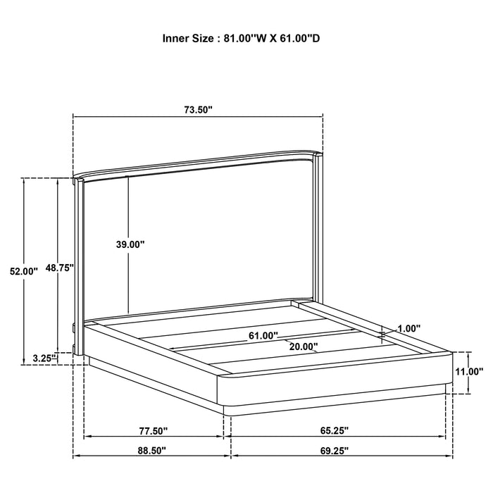 Kailani 4 & 5 Pc Bedroom Set E.King, Cal.King & Queen - Casa Morelos / Coahuila Furniture (Oklahoma City, OK)