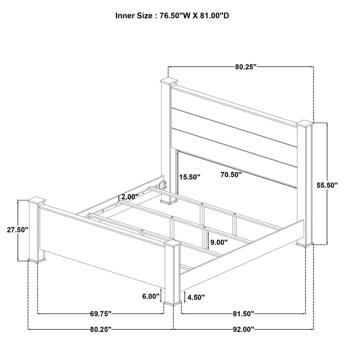 Oakglen Beds - Casa Morelos / Coahuila Furniture (Oklahoma City, OK)