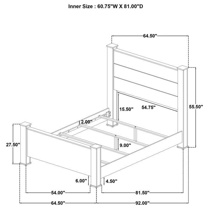 Oakglen Beds - Casa Morelos / Coahuila Furniture (Oklahoma City, OK)