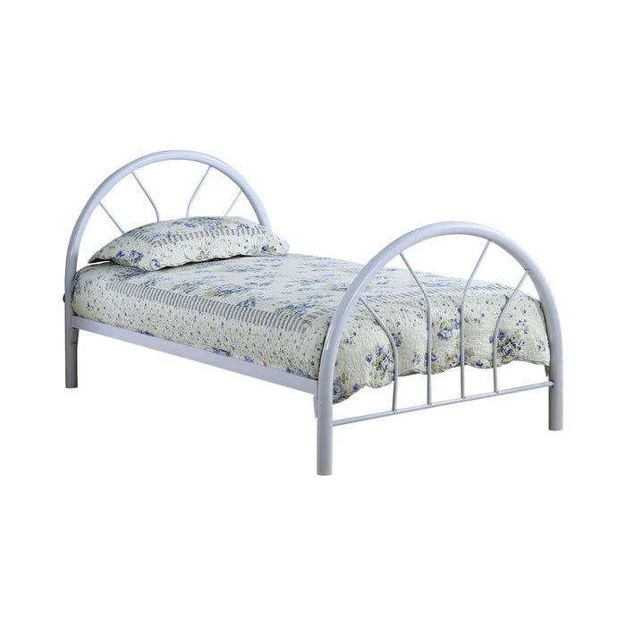 Marjorie Twin Platform Bed Black, Blue, & White - Casa Morelos / Coahuila Furniture (Oklahoma City, OK)
