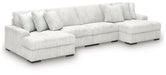 Stupendous Sectional with Double Chaise - Casa Morelos / Coahuila Furniture (Oklahoma City, OK)