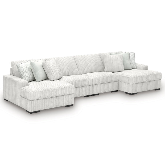 Stupendous Sectional with Double Chaise - Casa Morelos / Coahuila Furniture (Oklahoma City, OK)