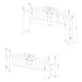 Sydney Eastern King & Queen Bed - Casa Morelos / Coahuila Furniture (Oklahoma City, OK)