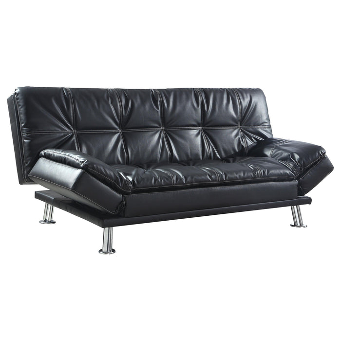 Dilleston Tufted Back Upholstered Sofa Bed Grey - Casa Morelos / Coahuila Furniture (Oklahoma City, OK)