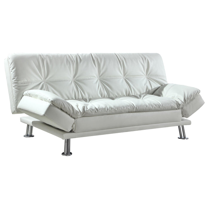 Dilleston Tufted Back Upholstered Sofa Bed Grey - Casa Morelos / Coahuila Furniture (Oklahoma City, OK)