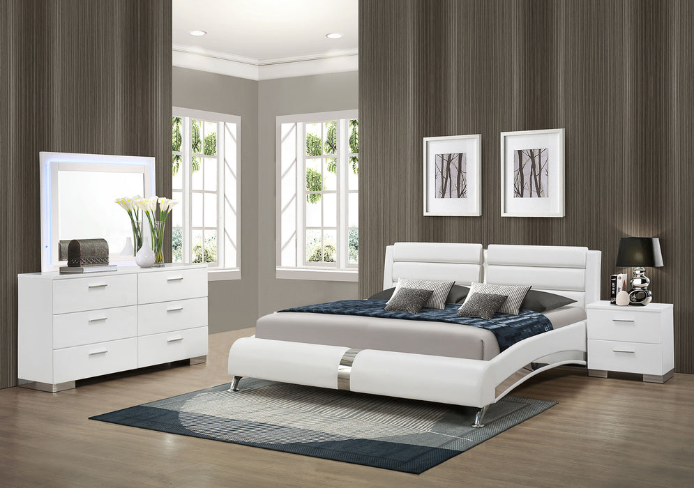 Jeremaine 5 Pc Bedroom Sets White - Casa Morelos / Coahuila Furniture (Oklahoma City, OK)
