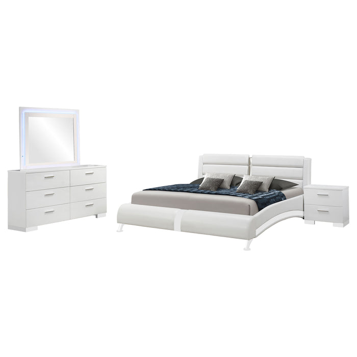 Jeremaine 5 Pc Bedroom Sets White - Casa Morelos / Coahuila Furniture (Oklahoma City, OK)