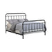 Livingston California King, E.King, & Queen Panel Metal Bed Dark Bronze - Casa Morelos / Coahuila Furniture (Oklahoma City, OK)