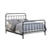 Livingston California King, E.King, & Queen Panel Metal Bed Dark Bronze - Casa Morelos / Coahuila Furniture (Oklahoma City, OK)