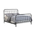 Livingston California King, E.King, & Queen Panel Metal Bed Dark Bronze - Casa Morelos / Coahuila Furniture (Oklahoma City, OK)