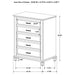 Devon Bedroom Set White - Casa Morelos / Coahuila Furniture (Oklahoma City, OK)
