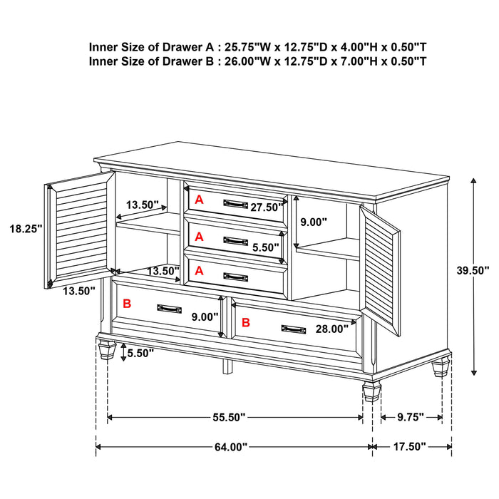 Devon Bedroom Set White - Casa Morelos / Coahuila Furniture (Oklahoma City, OK)