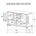 Devon Bedroom Set White - Casa Morelos / Coahuila Furniture (Oklahoma City, OK)
