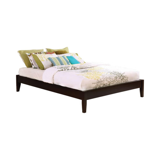 Hounslow California King, E.King, & Queen Universal Platform Bed Cappuccino - Casa Morelos / Coahuila Furniture (Oklahoma City, OK)