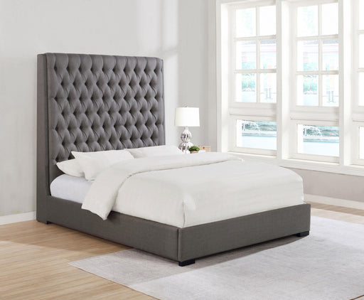 Camille Tall Tufted California King, E.King & Queen Bed Grey - Casa Morelos / Coahuila Furniture (Oklahoma City, OK)