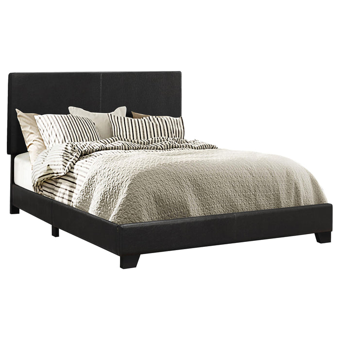 Dorian Upholstered California King, E.King, & Queen Bed Black, Brown, & Grey - Casa Morelos / Coahuila Furniture (Oklahoma City, OK)