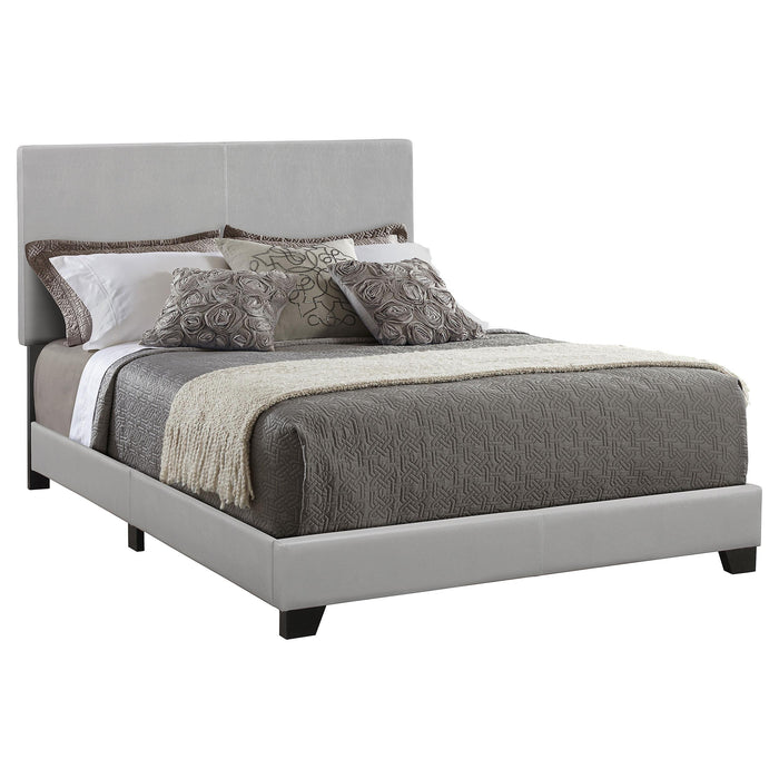 Dorian Upholstered California King, E.King, & Queen Bed Black, Brown, & Grey - Casa Morelos / Coahuila Furniture (Oklahoma City, OK)