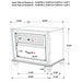 Barzini Bedroom Set White - Casa Morelos / Coahuila Furniture (Oklahoma City, OK)