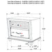 Barzini Bedroom Set White - Casa Morelos / Coahuila Furniture (Oklahoma City, OK)