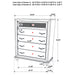 Barzini Bedroom Set White - Casa Morelos / Coahuila Furniture (Oklahoma City, OK)