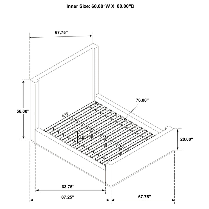 Nala Eastern King & Queen Bed - Casa Morelos / Coahuila Furniture (Oklahoma City, OK)