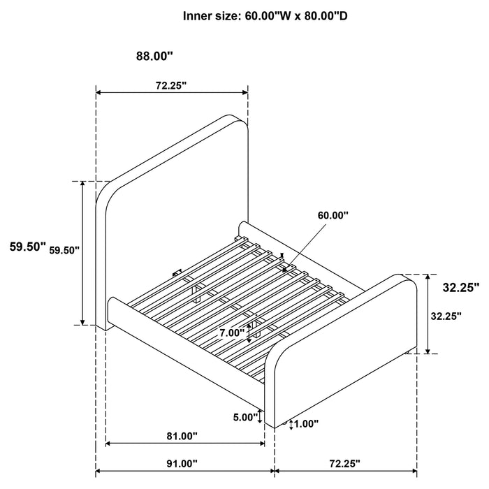 Wren Eastern King & Queen Bed - Casa Morelos / Coahuila Furniture (Oklahoma City, OK)